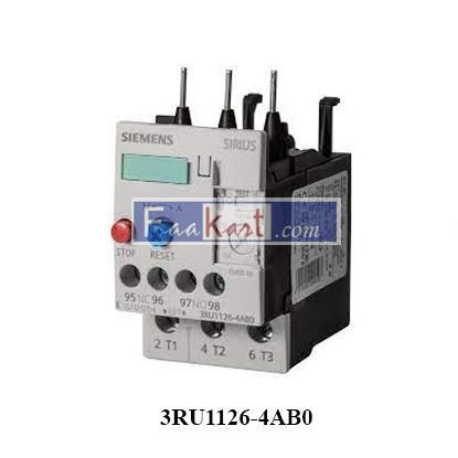 Picture of 3RU1126-4AB0 SIEMENS THERMAL OVERLOAD FOR MOTOR PROTECTION11-16 A