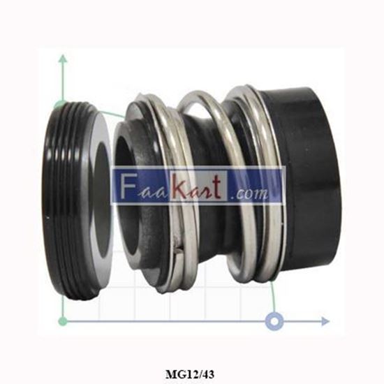 Picture of MG12/43 MECHANICAL SEAL  CARBON/SIC/EPDM ART.NR. 2031760 BURGMANN