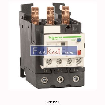 Picture of LRD3361  SCHNEIDER   OVERLOAD RELAY 48-65A