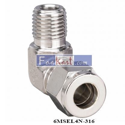 Picture of 6MSEL4N-316  Elbow Male ,90° ,3/8in Parker