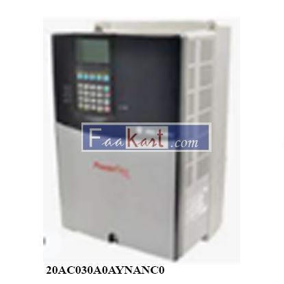 Picture of 20AC030A0AYNANC0  - Allen Bradley PowerFlex 70 Inverter Drive, 3-Phase In, 500Hz Out, 15 kW, 400 V ac, 30 A