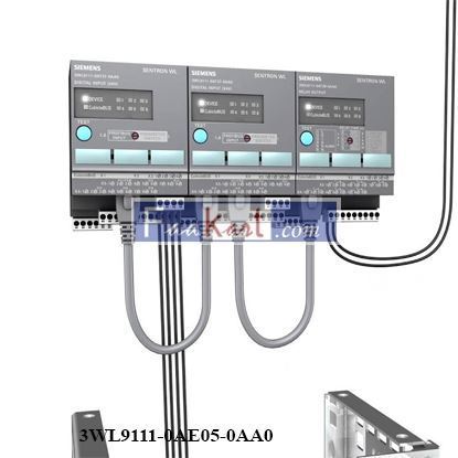 Picture of 3WL9111-0AE05-0AA0 SIEMENS   Accessory Circuit breaker 3WA, instantaneous (0,08 s) and short-delay (0,2 s), 208-240 V AC / 220-250 V DC