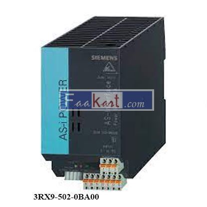 Picture of 3RX9-502-0BA00 Siemens AS-i Power 5A 120 V/230 V AC AS-Interface power supply