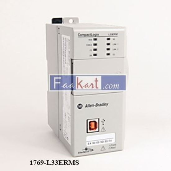 Picture of 1769-L33ERMS   Allen bradly  Controller, 2MB Memory, No Embedded I/O, 1769 Power Supply