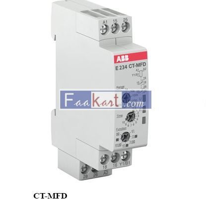 Picture of CT-MFD .21  ABB DPDT Multi Function Timer Relay  1SVR500020R1100