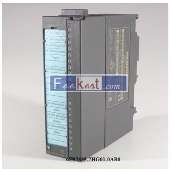 Picture of 6ES7335-7HG01-0AB0 ANALOG MODULE   Siemens