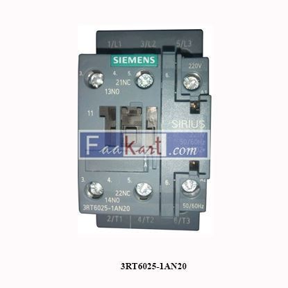 Picture of 3RT6025-1AN20  Siemens Contactor