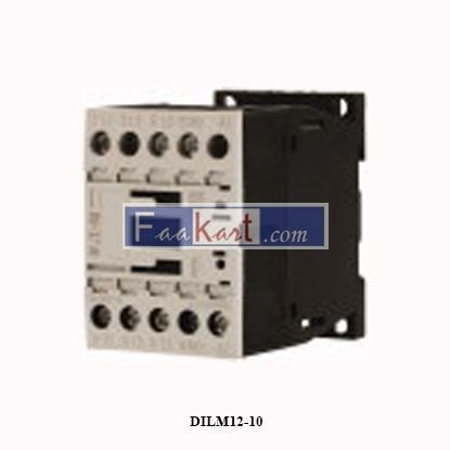 Picture of DIL-M12-10(24VDC) 276845 EATON ELECTRIC Contactor, 3p+1N/O, 5.5kW/400V/AC3