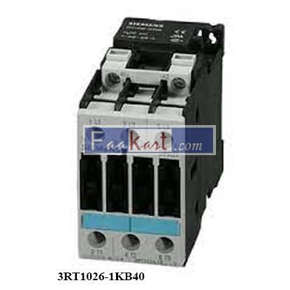 Picture of 3RT1026-1KB40 Simens CONTACTOR