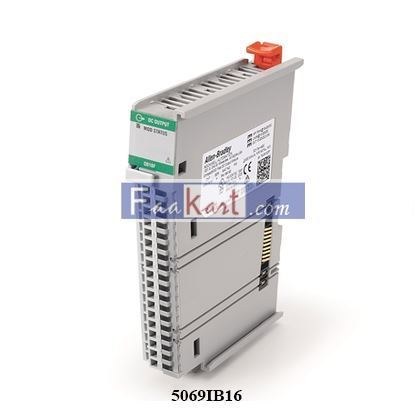 Picture of 5069IB16  ALLEN PLC-ETP\ 5069 COMPACT I/O 18 PINS 16 CHANNELS 24VDC DI SINK MODULE