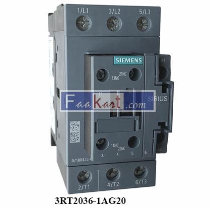 Picture of 3RT2036-1AG20 SIEMENS power contactor