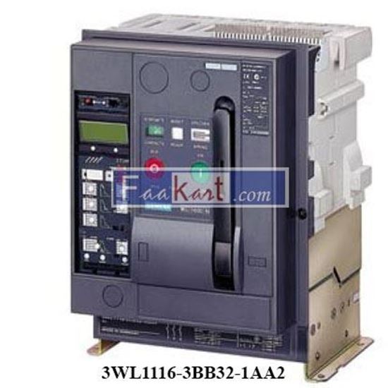 Picture of 3WL1116-3BB32-1AA2 Siemens  Low-voltage Breaker