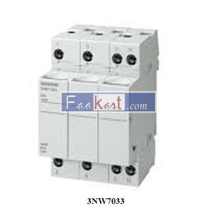 Picture of 3NW7033  FUSE HOLDER 3P 10x38  SIEMENS