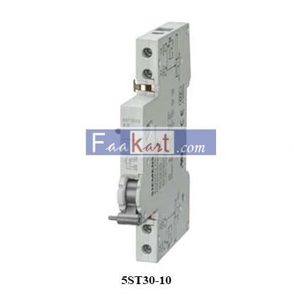 Picture of 5ST30-10 LATERAL AUXILIARY SWITCH 1NO+1NC, SCREW CONNECTION