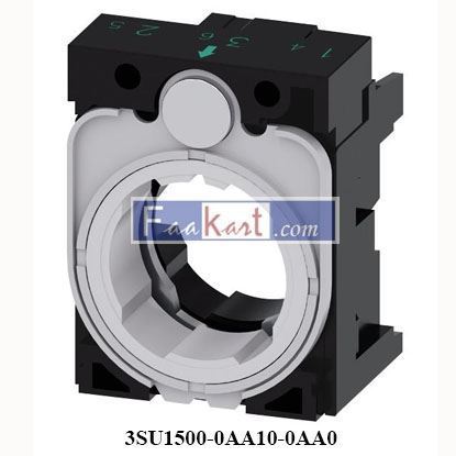 Picture of 3SU1500-0AA10-0AA0  SIEMENS holder, 3-way, plastic
