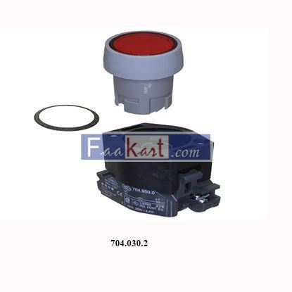 Picture of 704.030.2   RED illuminated pushbutton reset switch