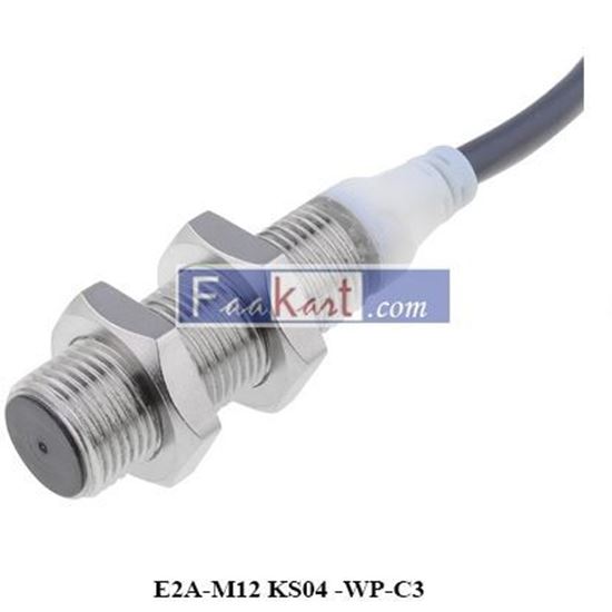 Picture of E2A-M12 KS04 -WP-C3 2M  OMRON PROXIMITY SWITCH