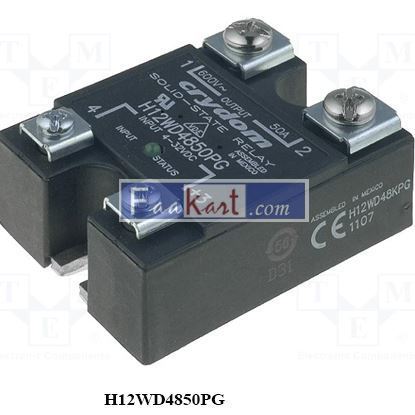 Picture of H12WD4850PG SOLID STATE RELAY CRYDOM 3-32VDC INPU