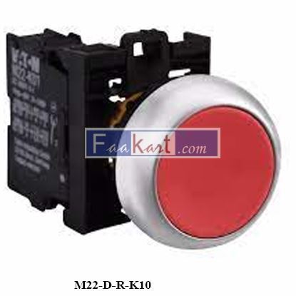 Picture of M22-D-R-K10 Push Button Red,Eaton Type