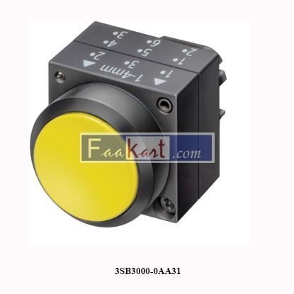 Picture of 3SB3000-0AA31  PUSH BUTTON