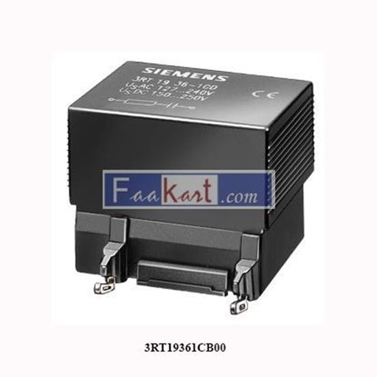 Picture of 3RT19361CB00  RC CIRCUIT 24/48VAC SIEMENS