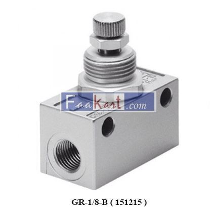 Picture of GR-1/8-B   FESTO One-way flow control valve  151215