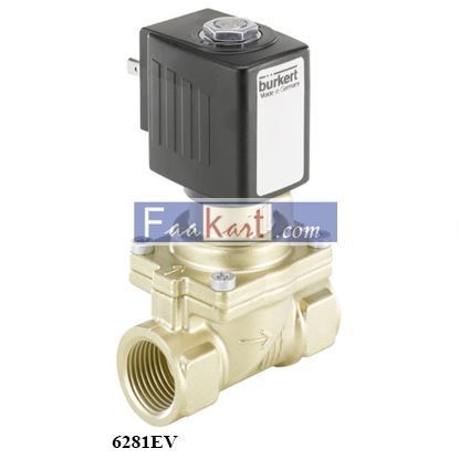 Picture of 6281EV  B20  SOV  G3/4 Servo-assisted 2/2 way diaphragm valve   24V DC 8W 00221934