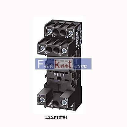Picture of LZXPT8704  MINIATURE RELAY SOCKET