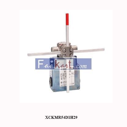 Picture of XCKMR54D1H29 Limit switch, Limit switches XC Standard, XCKMR, stay put crossed rods lever 6 mm, 2x(2 NC), slow, M20