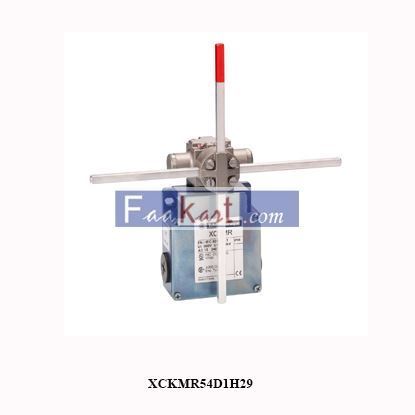Picture of XCKMR54D1H29 Limit switch, Limit switches XC Standard, XCKMR, stay put crossed rods lever 6 mm, 2x(2 NC), slow, M20