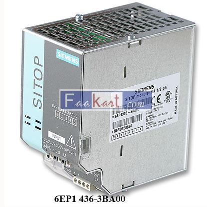 Picture of 6EP1 436-3BA00 SIEMENS SITOP Power Supply