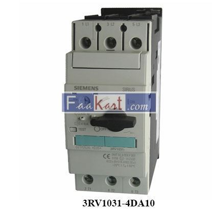 Picture of 3RV1031-4DA10 Siemens C. Breaker