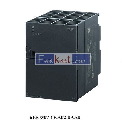 Picture of 6ES7307-1KA02-0AA0  SIMATIC S7-300 Regulated power supply PS307 input: 120/230 V AC, output: 24 V / 10 A DC