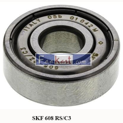 Picture of 608 RS/C3 SKF Deep Groove Ball Bearing