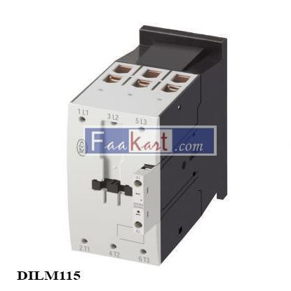 Picture of DILM115 239548  Moeller Magnetic Contactor 55KW / 110V-120VAC Coil