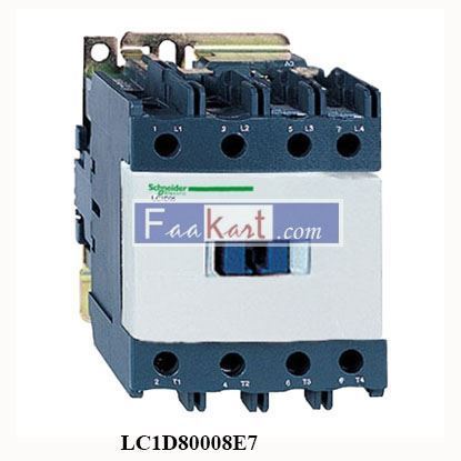 Picture of LC1D80008E7 SCHNEIDER Contactor