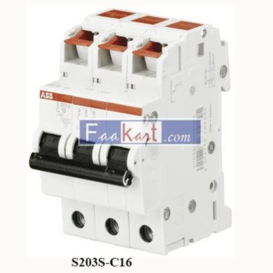 Picture of S203S-C16 ABB Miniature Circuit Breaker