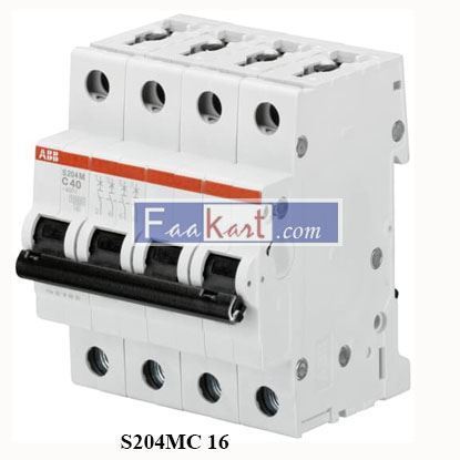 Picture of S204M-C 16 ABB Mini Circuit Breaker