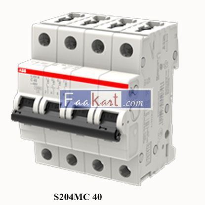 Picture of S204M-C 40 ABB  Mini Circuit Breaker