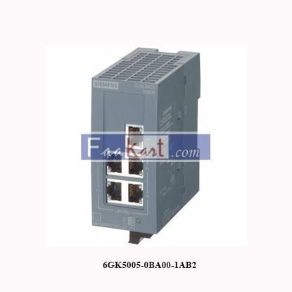Picture of 6GK5005-0BA00-1AB2  Simatic Industrial Ethernet switch