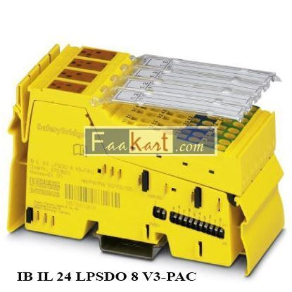 Picture of IB IL 24 LPSDO 8 V3-PAC  2701625 Phoenix Contact - Safety module