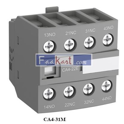 Picture of CA4-31M  ABB 1SBN010140R1131 Auxiliary Contactor