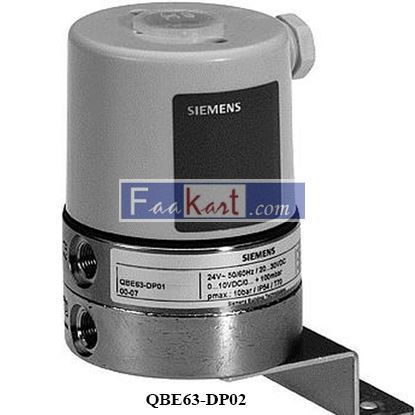 Picture of QBE63-DP02  Diff Pressure Sensor  Siemens