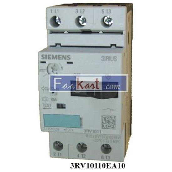 Picture of 3RV10110EA10 SIEMENS motor starter