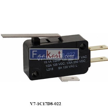 Picture of V7-1C17D8-022   SWITCH,LIMIT  HONEYWELL  (FM)