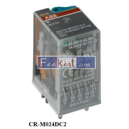 Picture of CR-M024DC2  ABB Pluggable interface relay 1SVR405611R1000
