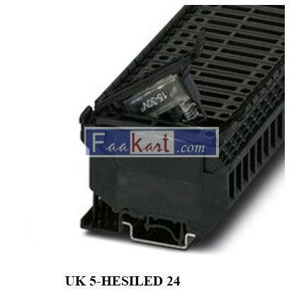 Picture of UK 5-HESILED 24  PHOENIX CONTACT Fuse modular terminal block