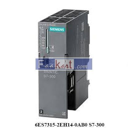 Picture of 6ES7315-2EH14-0AB0  Siemens S7-300 CPU 315-2 PN/DP, CENTRAL PROCESSING UNIT WITH 384 KBYTE WORKING MEMORY