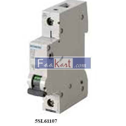 Picture of 5SL61107 SIEMENS  Miniature circuit breaker - 5SL6110-7