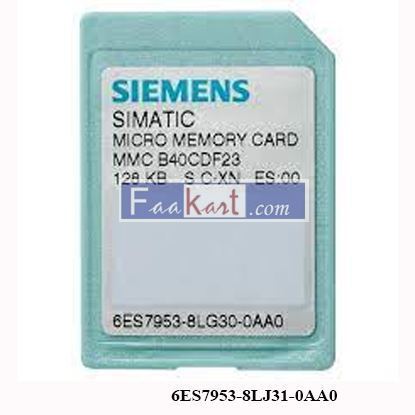 Picture of 6ES7953-8LJ31-0AA0 Siemens SIMATIC S7 Micro Memory Card
